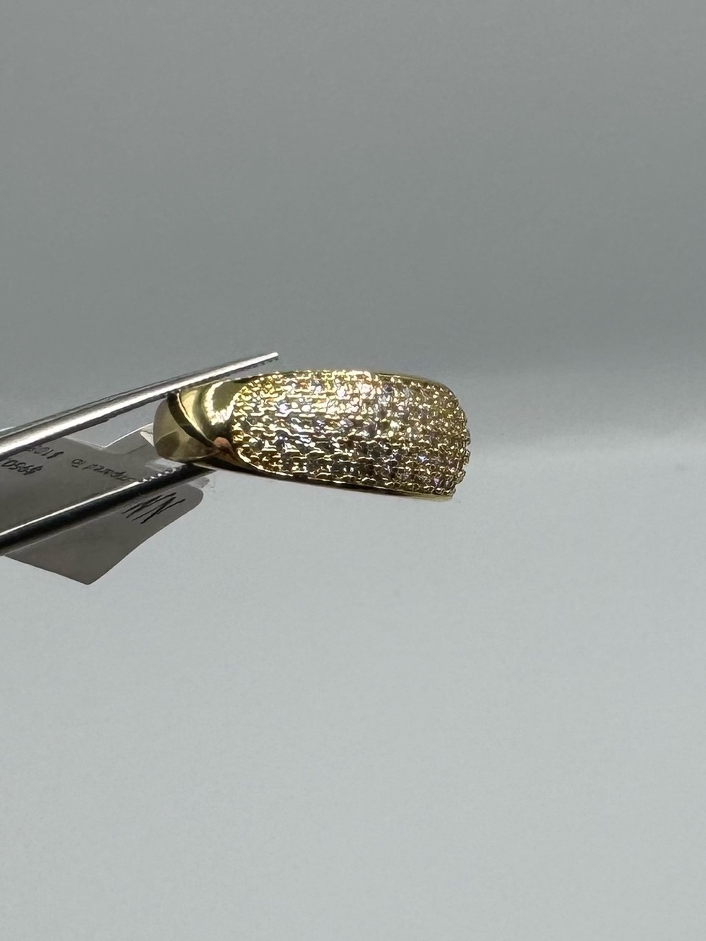 14k 2ct Pave Band - Picture 11 of 14